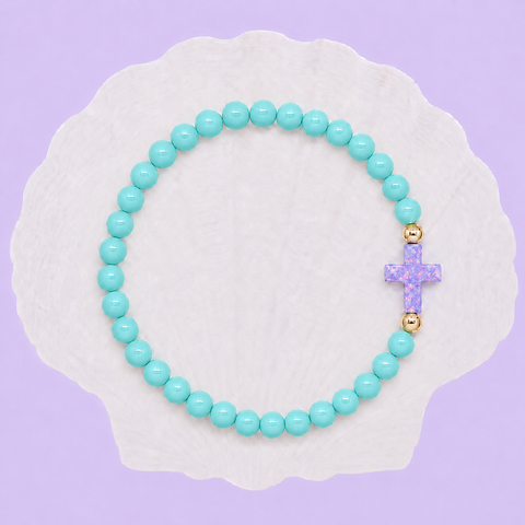 Turquoise (Purple Cross)