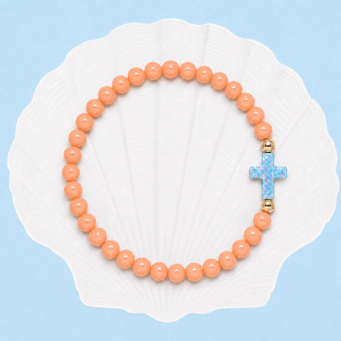 Creamsicle (Light Blue Cross)