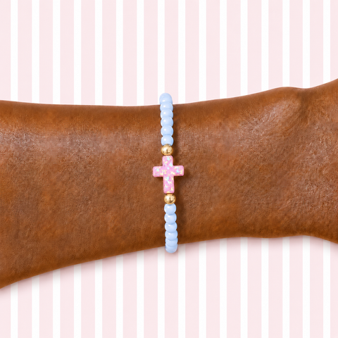 Cotton Candy (Baby Pink Cross)