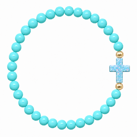 Turquoise (Light Blue Cross)