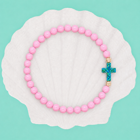 Flamingo (Mermaid Green Cross)