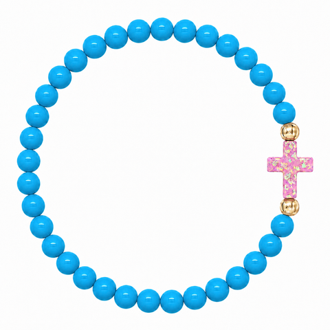 Ocean (Baby Pink Cross)