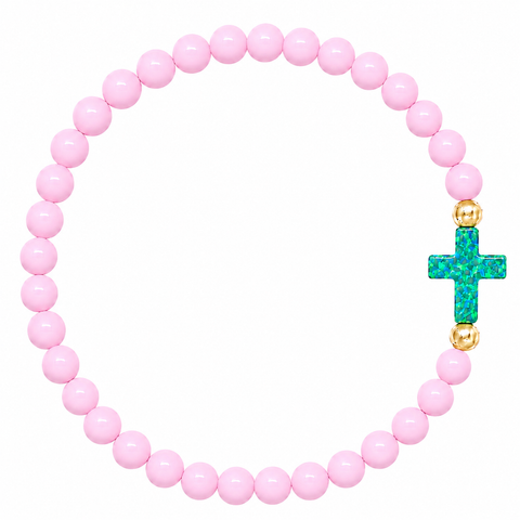 Cotton Candy (Mermaid Green Cross)