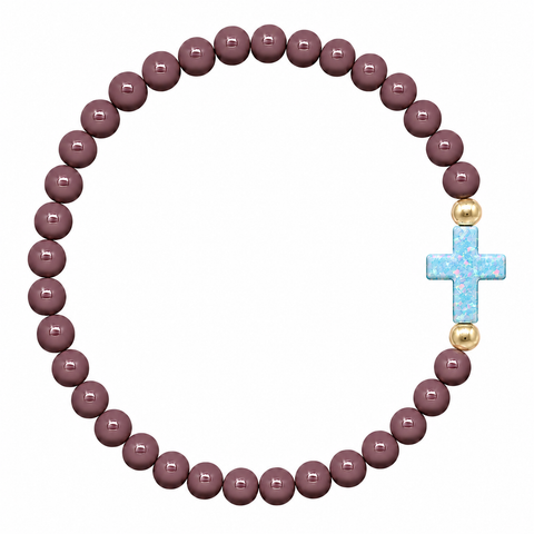 Chocolate (Light Blue Cross)