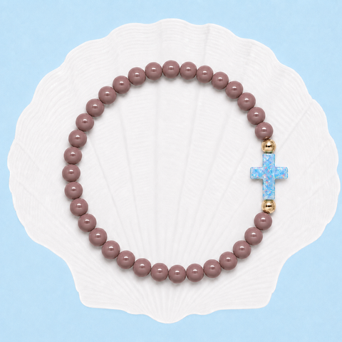 Chocolate (Light Blue Cross)