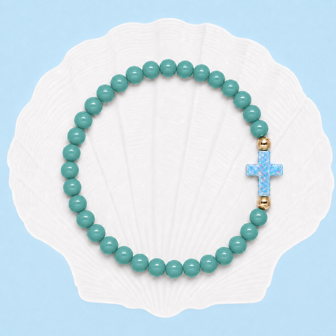 Teal (Light Blue Cross)