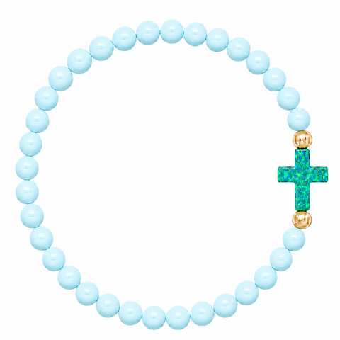Light Blue (Mermaid Green Cross)