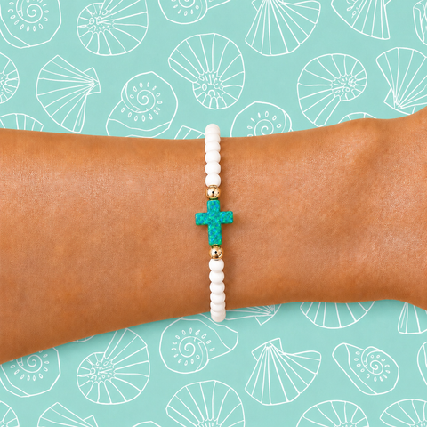 Light Blue (Mermaid Green Cross)