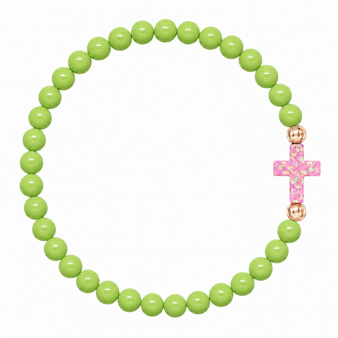 Pistachio (Baby Pink Cross)