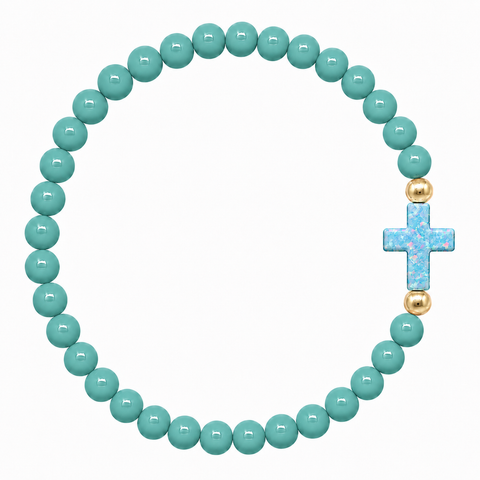 Teal (Light Blue Cross)