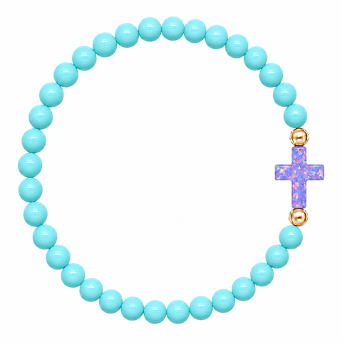 Turquoise (Purple Cross)