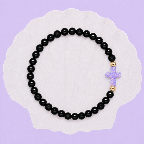 Black (Purple Cross)