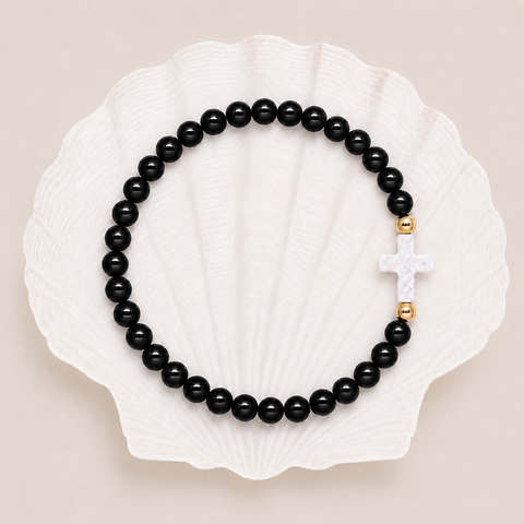Black (White Cross)
