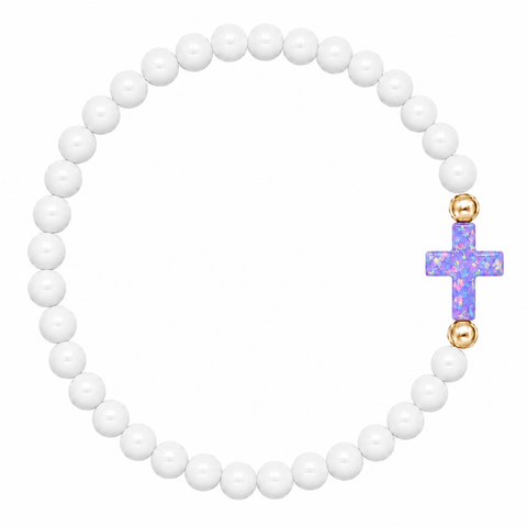White (Purple Cross)