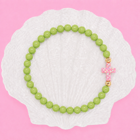 Pistachio (Baby Pink Cross)