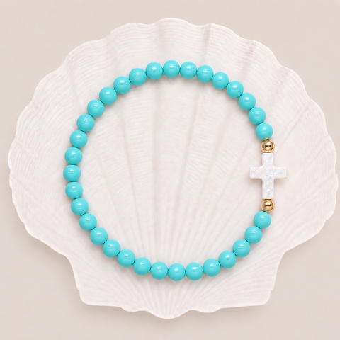 Turquoise (White Cross)