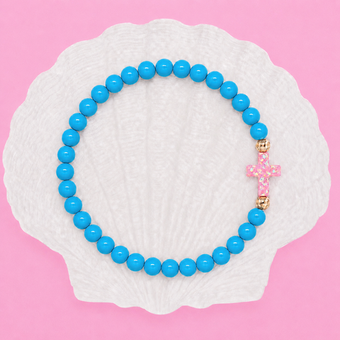 Ocean (Baby Pink Cross)