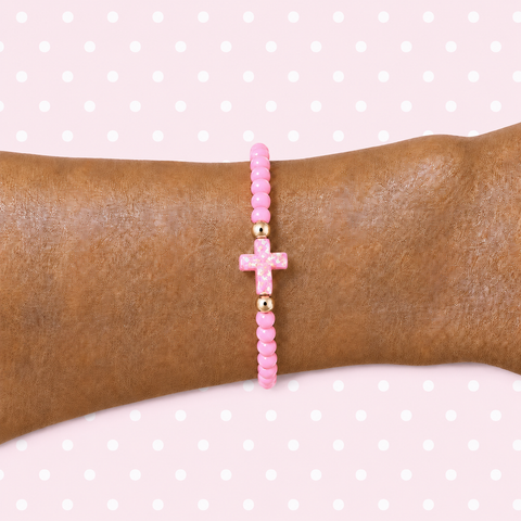 Cotton Candy (Baby Pink Cross)