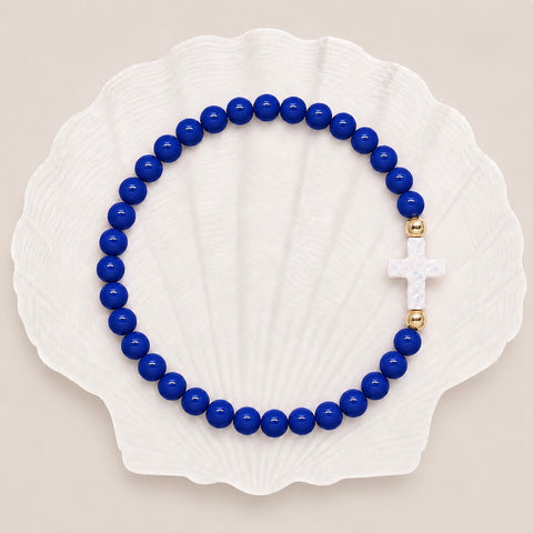 Navy (White Cross)