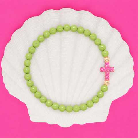 Pistachio (Candy Pink Cross)