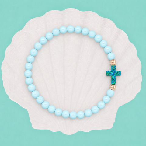 Light Blue (Mermaid Green Cross)