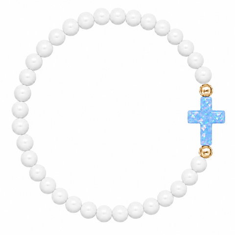 White (Dream Blue Cross)