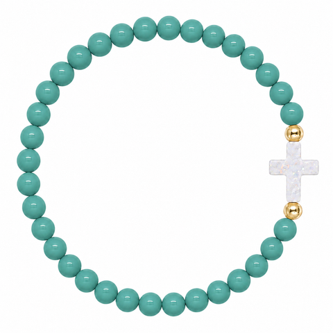 Teal (White Cross)