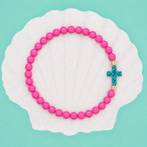 Bubblegum (Mermaid Green Cross)