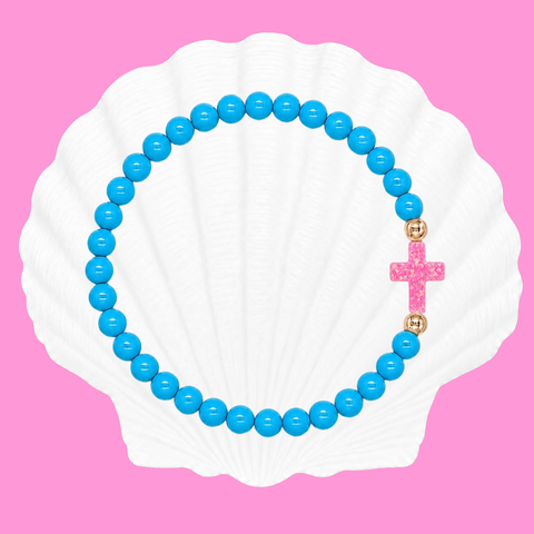 Ocean (Candy Pink Cross)