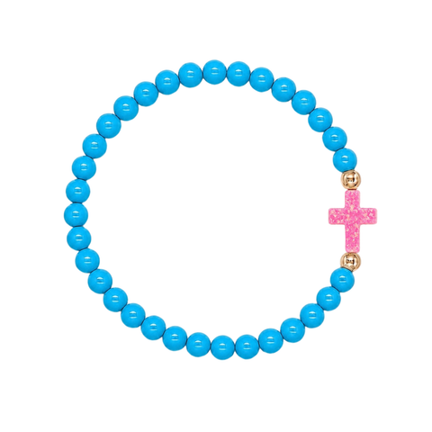Ocean (Candy Pink Cross)