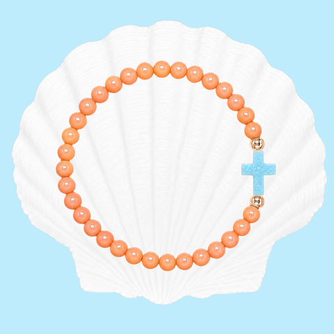 Creamsicle (Light Blue Cross)