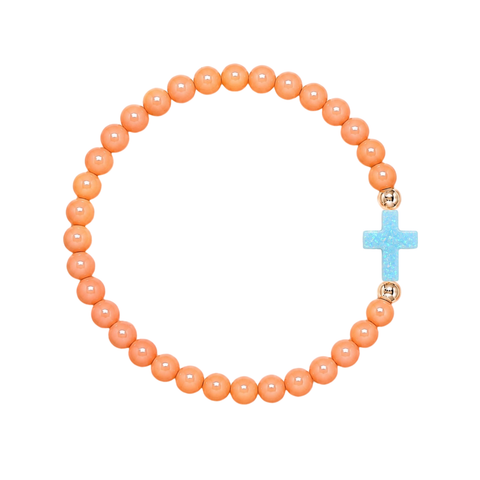 Creamsicle (Light Blue Cross)