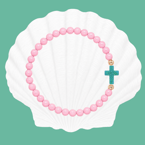 Cotton Candy (Mermaid Green Cross)