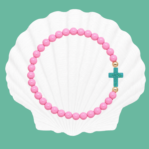 Flamingo (Mermaid Green Cross)