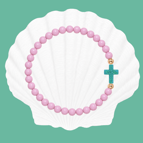 Seashell (Mermaid Green Cross)