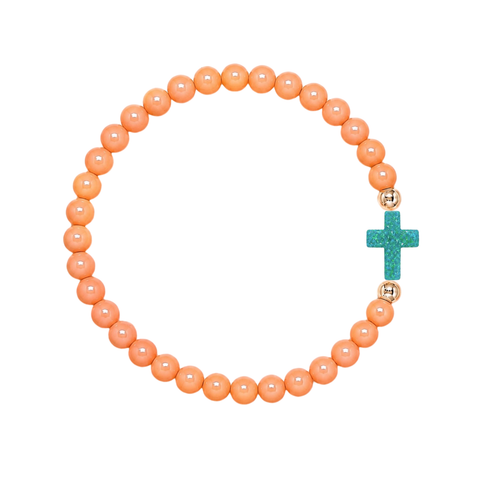 Creamsicle (Mermaid Green Cross)