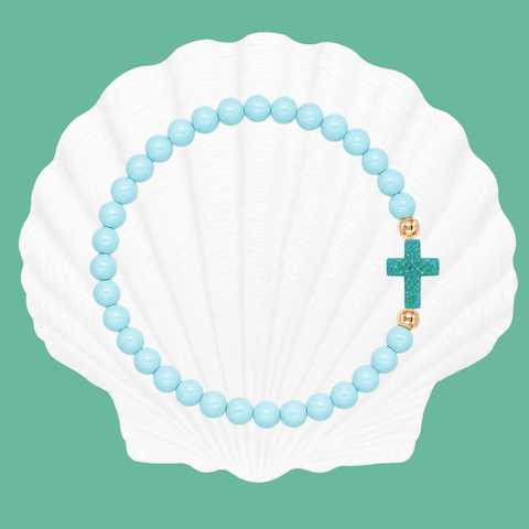Light Blue (Mermaid Green Cross)