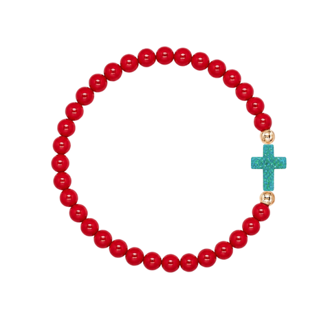 Red (Mermaid Green Cross)