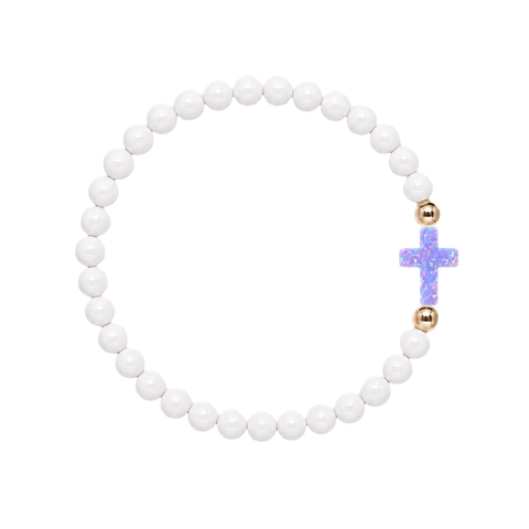 White (Purple Cross)