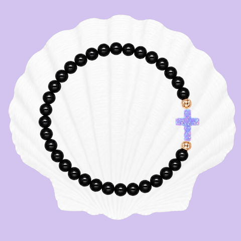 Black (Purple Cross)