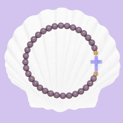 Coconut Shell (Purple Cross)
