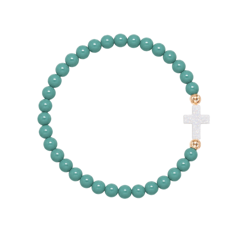Teal (White Cross)