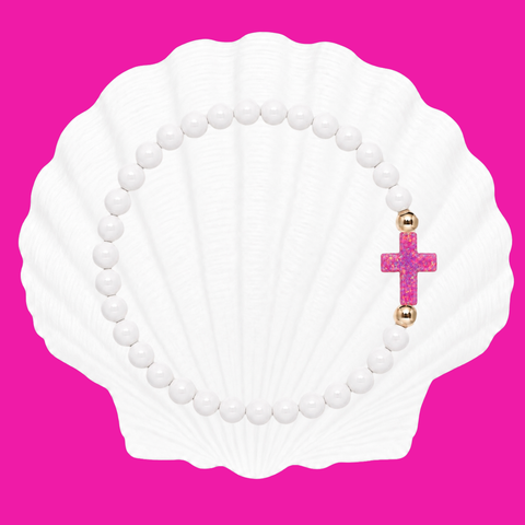 White (Hibiscus Cross)
