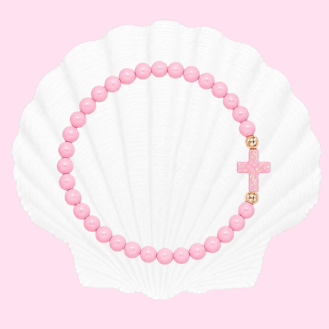 Cotton Candy (Baby Pink Cross)