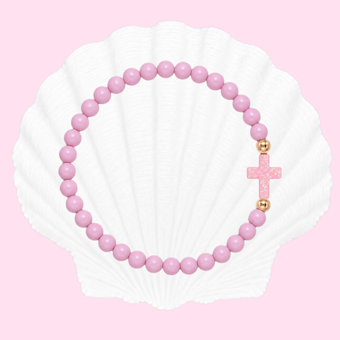 Seashell (Baby Pink Cross)
