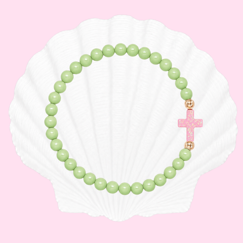 Pistachio (Baby Pink Cross)