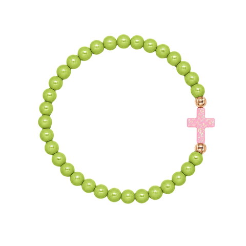 Matcha (Baby Pink Cross)