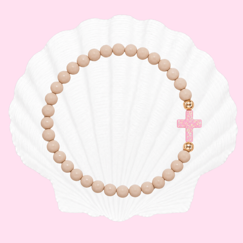 Sand (Baby Pink Cross)