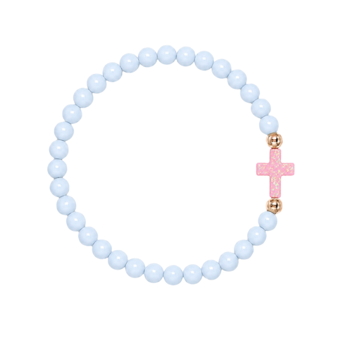 Powder Blue (Baby Pink Cross)