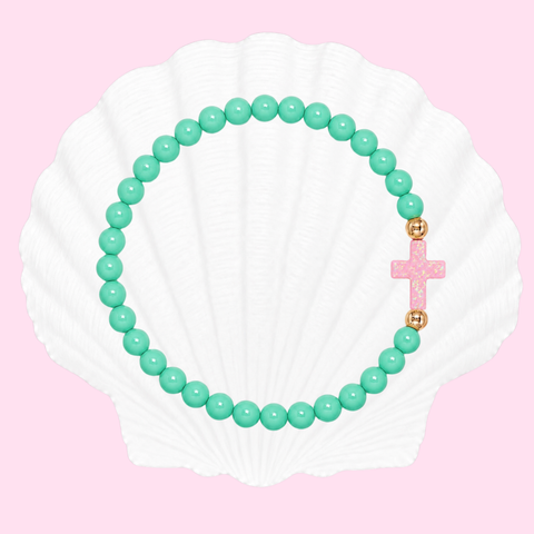 Spearmint (Baby Pink Cross)